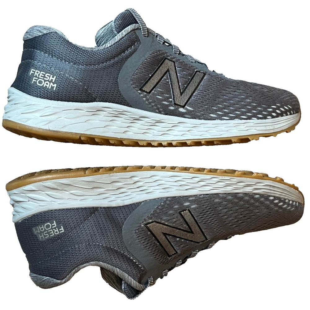 New Balance Fresh Foam‎ Running Shoes Gray Gum Mens 9 UK 8.5 EU 42.5